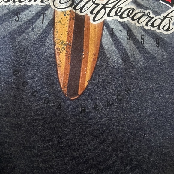 Ron Jon Distressed Custom Surfboards Surf Shop hoodie Cocoa Beach full zip - Picture 15 of 16
